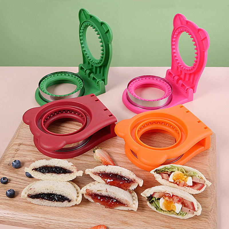 Wholesale hand guard stainless steel round cutting mold cake biscuit toast sandwich baking tool